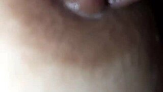 Saliva Drips On Nipple And Cockhead