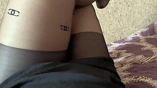 horny arab milf stepmom in pantyhose masturbates wet pussy to orgasm 😍💦