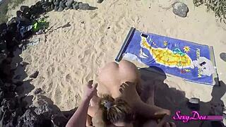 dive into desire... sexydeas beach doggystyle got me shakin ass n takin big cock deep!!