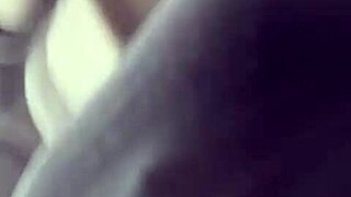 Black monster cock plays with pink pussy under dress