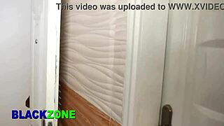 curvy ebony stepmom tempts stepson in kitchen close up