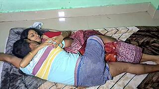 Naughty desi bhabhi begging devar for that rough bedroom pounding