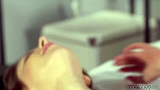 Cum all over Stella Cox's big natural tits Dane Jones