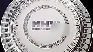 Busty redhead milf peaches dripping wet pussy stretched by rome major monster cock