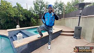 Busty redhead milf peaches dripping wet pussy stretched by rome major monster cock