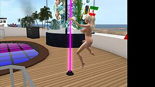 i spot kassie cameltoe dancing at club full of pornstars