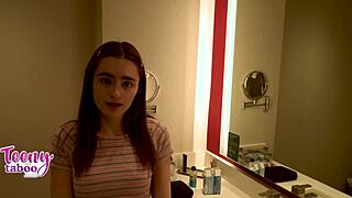 stepdad fills 18 yo stepdaughter reese robbins pussy with cum!