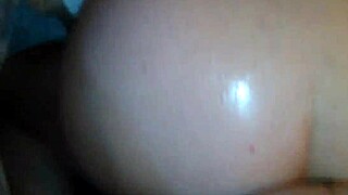 i'm ridin this oiled big cock gf booty in pov but damn it's huge... monster dick slippin