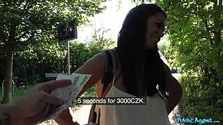 Chloe Lamour's Big Tits Bounce in Outdoor Doggystyle Creampie Fuck