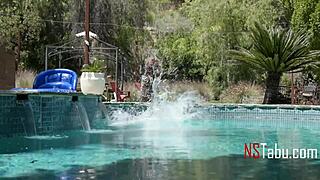 Classic Rich American Wife Rides Cuckold Cock Cowgirl Style