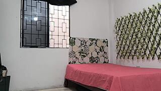 Slutty religious woman rams double dildos ass vagina play 😈