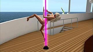 i spot kassie cameltoe dancing at club full of pornstars