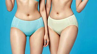 Sweet Asians in Lingerie Barefoot and So Tempting!