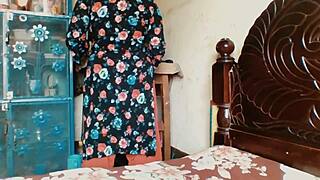 INDIAN Stepsis BENT OVER for BROTHER'S Surprise DOGGYSTYLE Bang