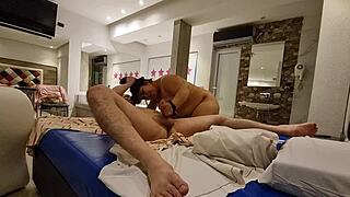 Argentine Single Mom Films Raw Bareback Halloween Fuck