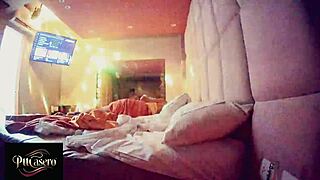 hidden cam catches hotel shower flash and tits 😏 voyeur fun