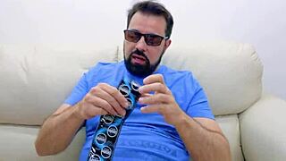 hubby brought work buddies so i can fuck em while he watches my fun