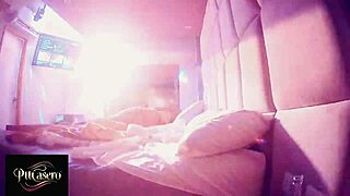 hidden cam catches hotel shower flash and tits 😏 voyeur fun