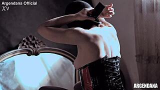 hey, check out this big ass slave slut taking double anal fisting with a huge buttplug while bent over begging for more abuse.