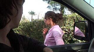 Street Run Turns Backyard Stranger Bang with Rough Doggystyle Pounding