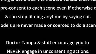 soccer star serena morgan endures intense sports physical with anal fingering and latex glove humiliation up close