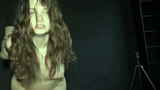 Submissive college slut eye rolls orgasming doggystyle pov