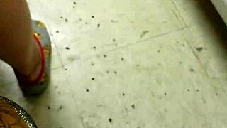 secret blowjob on big black cock at work