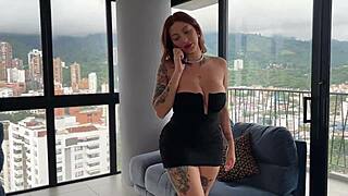 Busty Married Latina Housewife Craves Big Black Cock from Exotic Prostitute