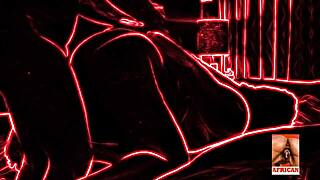 thick ebony girlfriend bent over taking massive black cock doggystyle deep