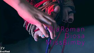 WOW! THESE KINKY FEET GAGGING DEEPTHROAT BOUND REDHEAD TOES ONLY THRIVE ON TICKLING GAMES!!