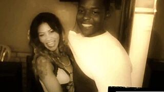 Wow! Jayla James fucks huge black cock!