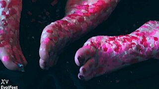 WOW! THESE KINKY FEET GAGGING DEEPTHROAT BOUND REDHEAD TOES ONLY THRIVE ON TICKLING GAMES!!