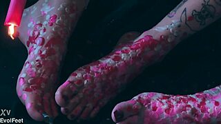 WOW! THESE KINKY FEET GAGGING DEEPTHROAT BOUND REDHEAD TOES ONLY THRIVE ON TICKLING GAMES!!