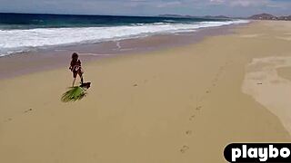 after stripping i expose my perfect natural tits for you to devour