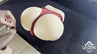 brazilian guy tests realistic sex doll backstage in sao paulo