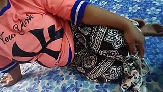 my cute indian girlfriend's big ass ripped open by lover in hotel cheating housewife striptease