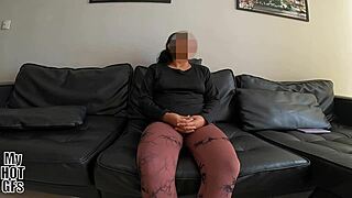 A young provincial girl begs for her first porn video experience