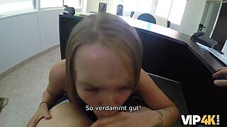 vip4k. broke college girl needs cash bad so she fucks for her trip