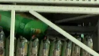 candid teen 18+ walks around in tight jeans showing off that perfect round ass from hidden angles all day