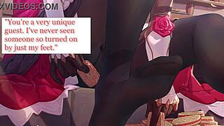 genshin impact noelle solmaid paizuri footjob worship gentle femdom joi cleaning lady feet