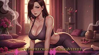 caught peeking now watch my yoga turn into private crossdress show 😏