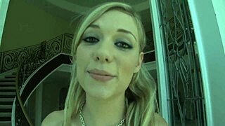 Blonde Teen Sucks Monster Cock Deepthroat Gaping Asshole!