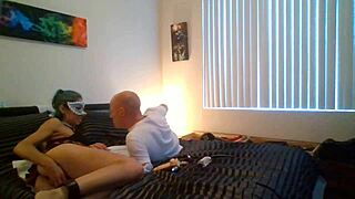 Ass play with toys escalates to intense couple fucking