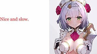 genshin impact noelle solmaid paizuri footjob worship gentle femdom joi cleaning lady feet