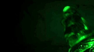 she slips on latex gloves for that sticky slimy solo handjob with dildo toy