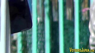 Slender Asian Toys Hairy Cunt to Wild Orgasm Outdoors