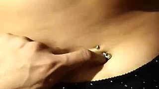watch her cute latina belly quiver from intense fingering orgasm close up