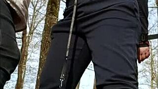 Bound Slave Whore Begs for Forest Bondage Humiliation?!