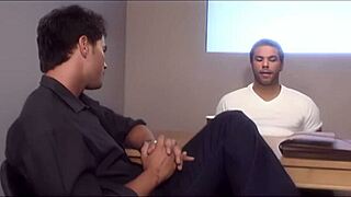 Ever wonder how she handles double penetration so well before that facial glows on her? Shaved teen takes it all.