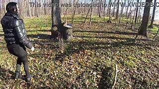 Curvy Milf Housewife Worships Ass Licks Balls Swallows Cum in Outdoor Slut Compilation